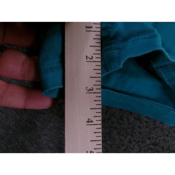 American Eagle Shorts Womens 4 Teal Shortie Casual Preppy Beachy Summer Chic - Picture 6 of 12